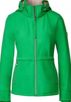 Unifarbene Softshelljacke