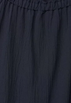 Unifarbene Struktur Bluse