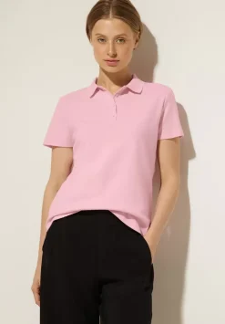 Unifarbenes Poloshirt