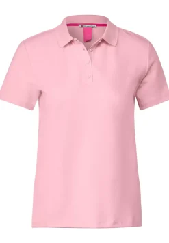 Unifarbenes Poloshirt