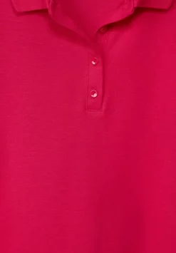 Unifarbenes Poloshirt