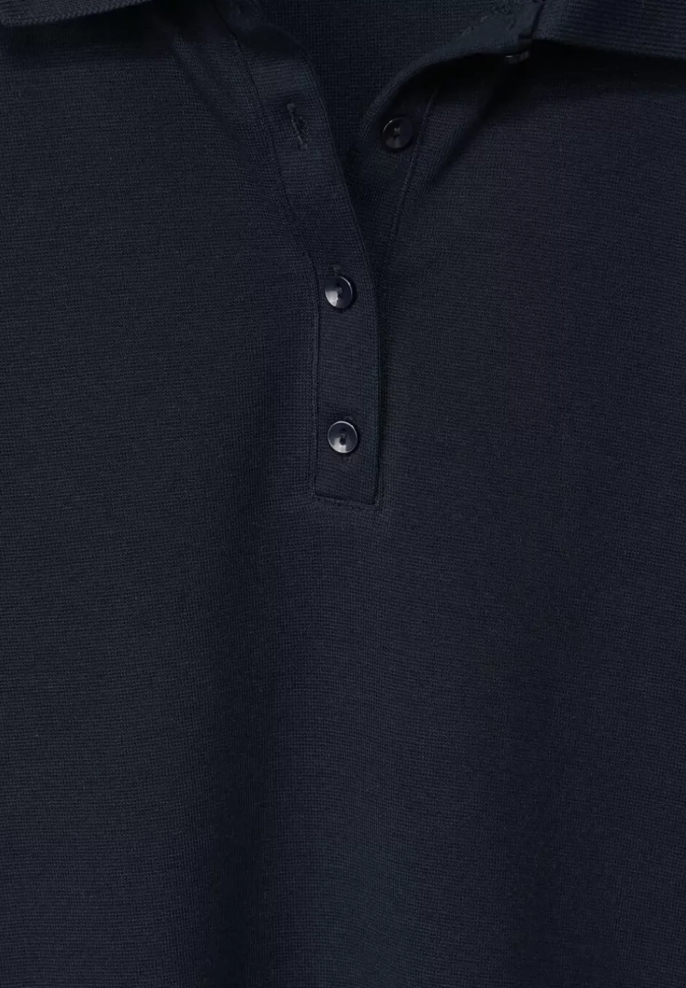 Unifarbenes Poloshirt
