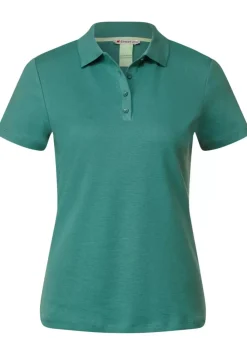Unifarbenes Poloshirt