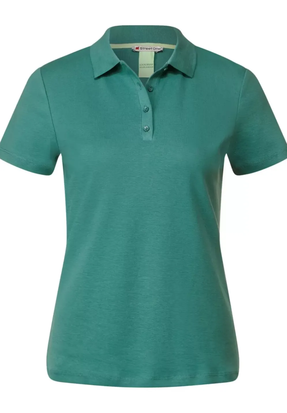 Unifarbenes Poloshirt