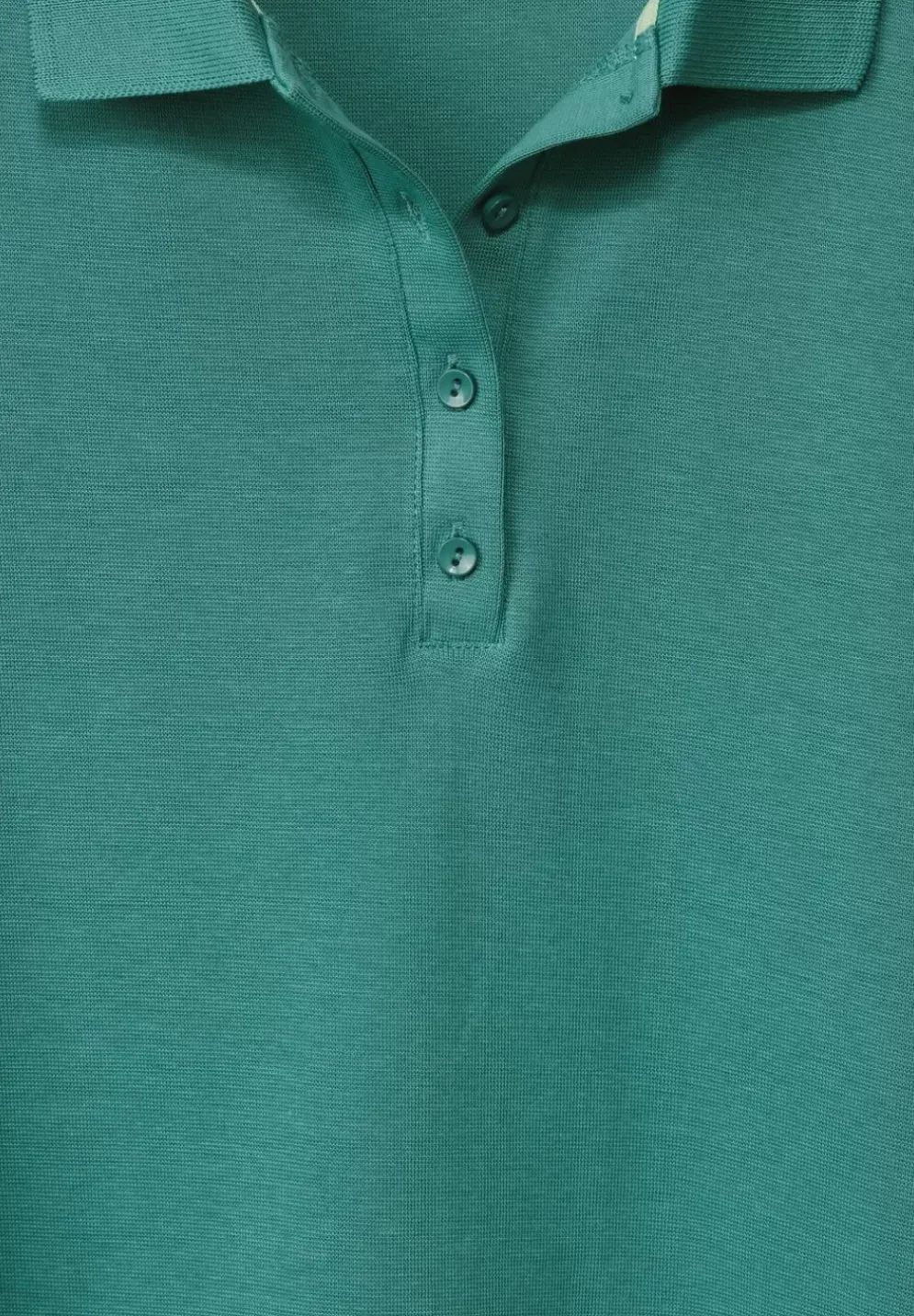 Unifarbenes Poloshirt