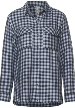 Vichy Bluse Mit Brusttaschen