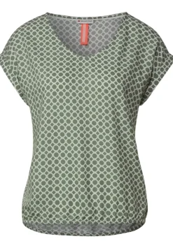 Viskose Bluse Mit Muster