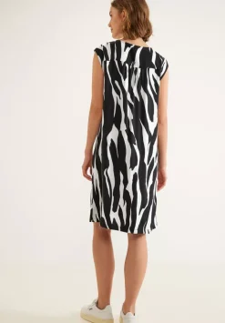Viskose Kleid Mit Zebraprint