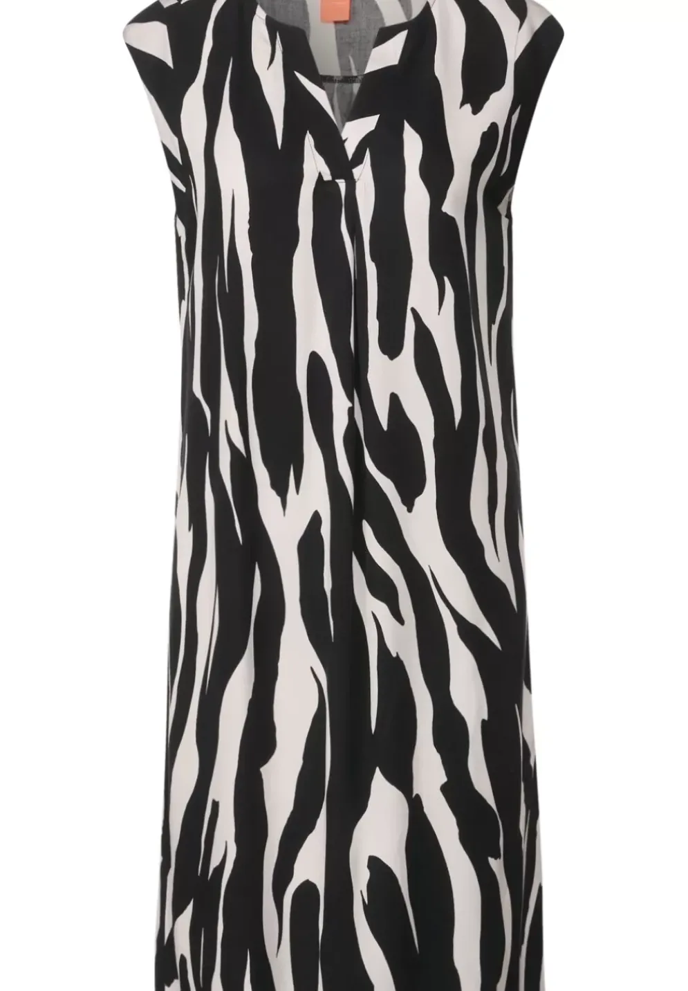 Viskose Kleid Mit Zebraprint