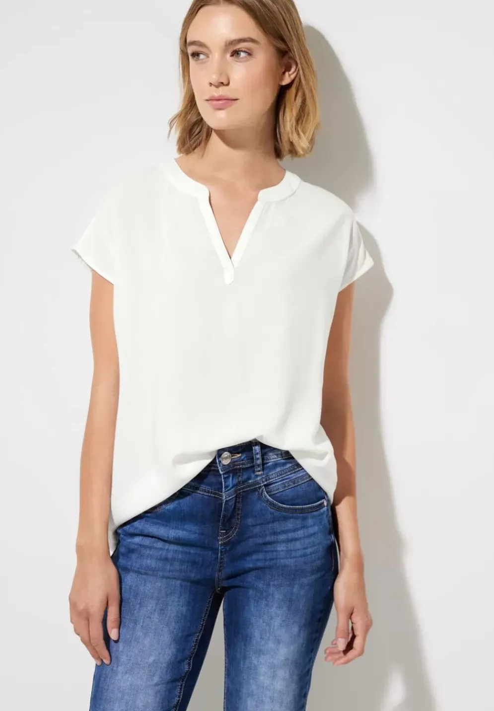 Viskose Long Blusenshirt