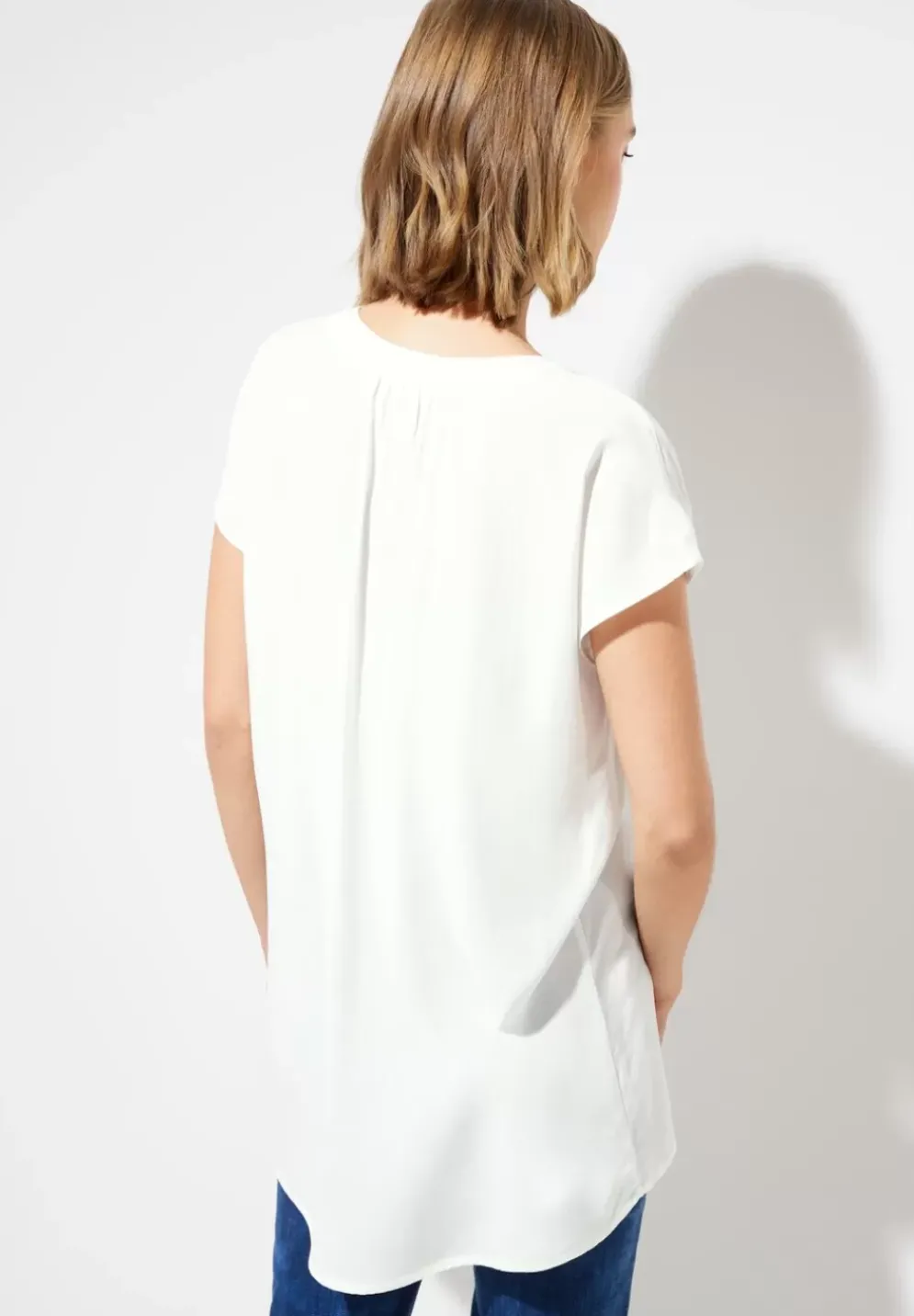 Viskose Long Blusenshirt