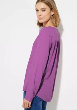 Viskosebluse In Unifarbe