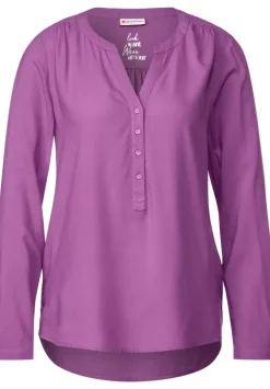 Viskosebluse In Unifarbe