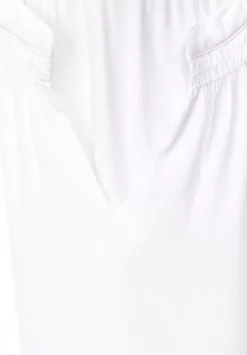Viskosebluse Mit Elastiksaum