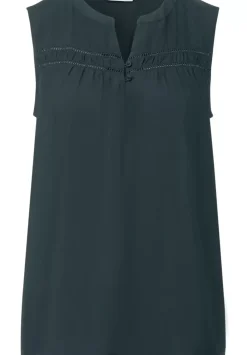 Viskosebluse Mit Hakeldetail