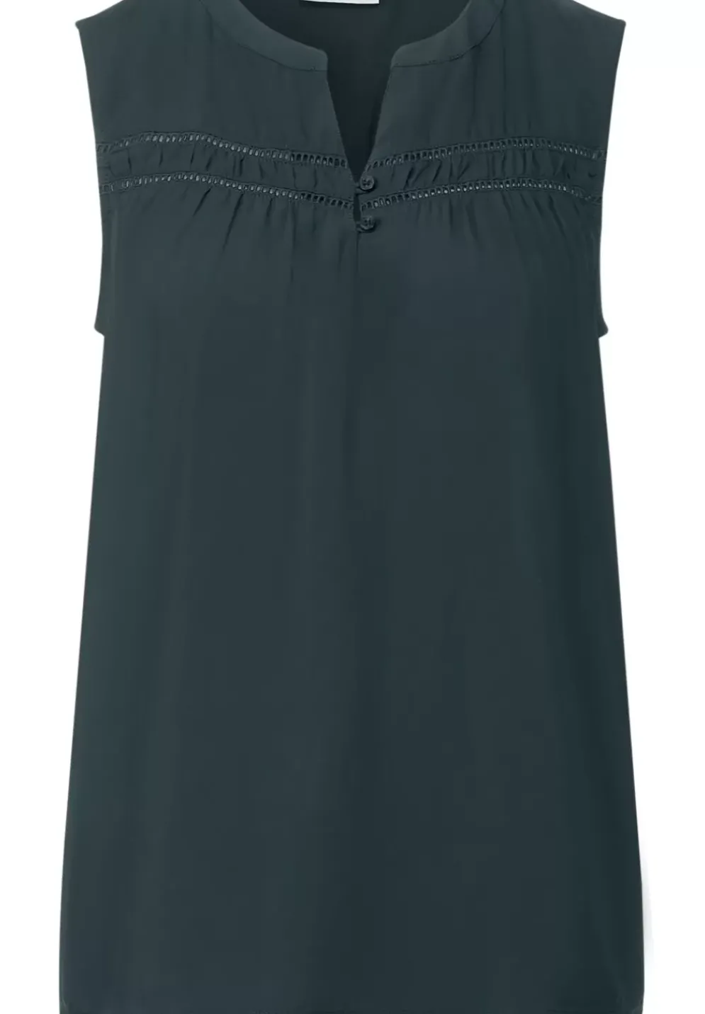 Viskosebluse Mit Hakeldetail
