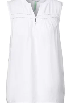 Viskosebluse Mit Hakeldetail