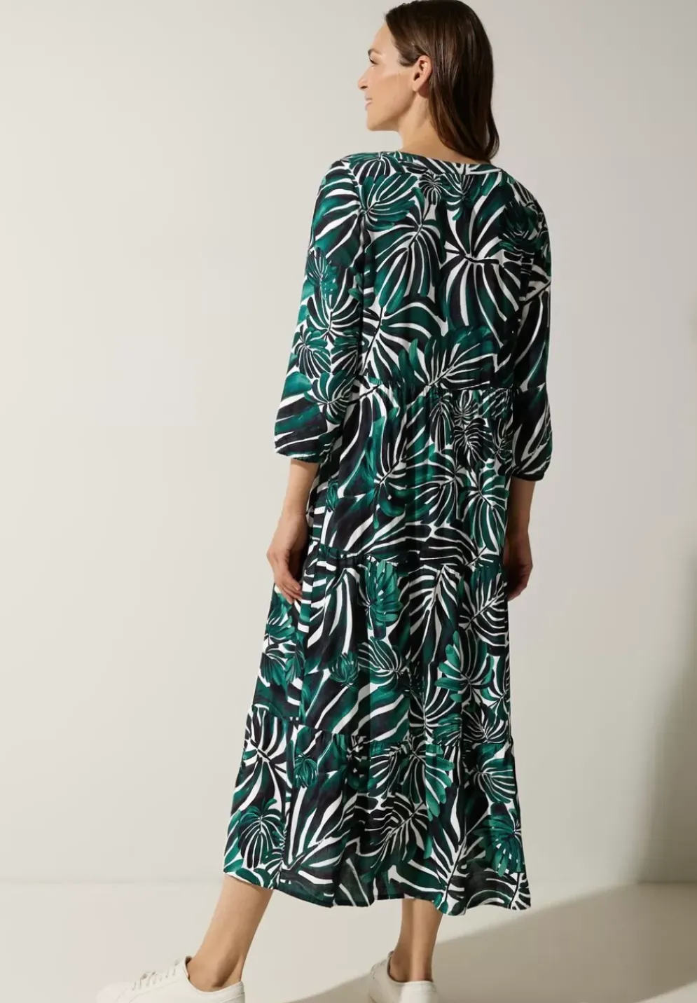 Volantkleid Mit Print