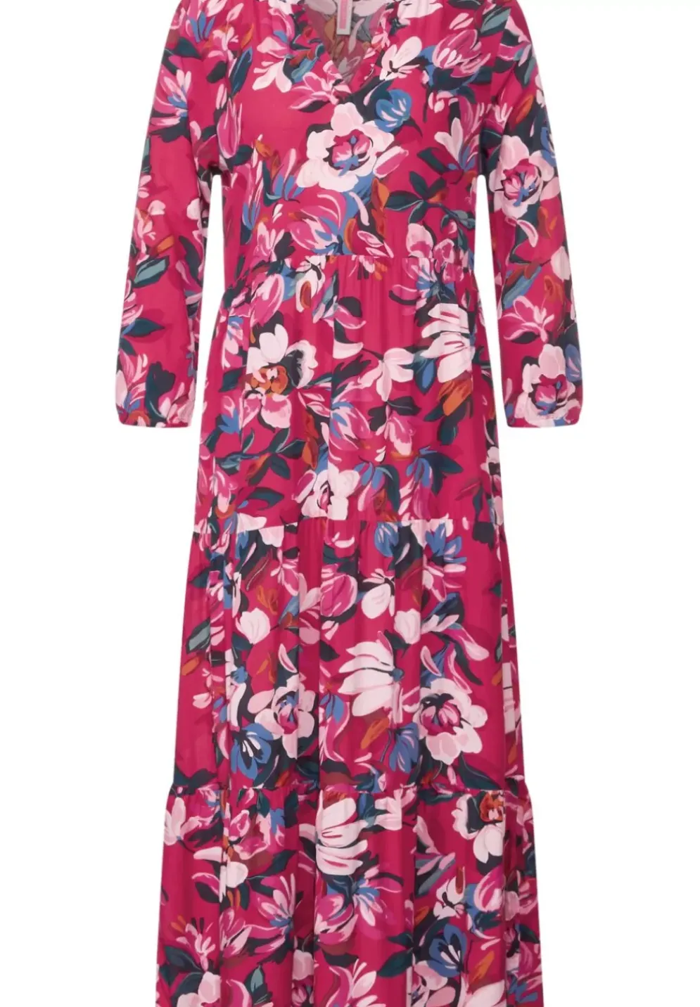 Volantkleid Mit Print