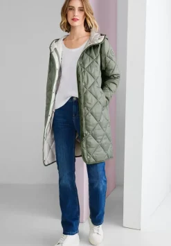 Voluminose Stepp-Longjacke