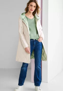 Voluminose Stepp-Longjacke