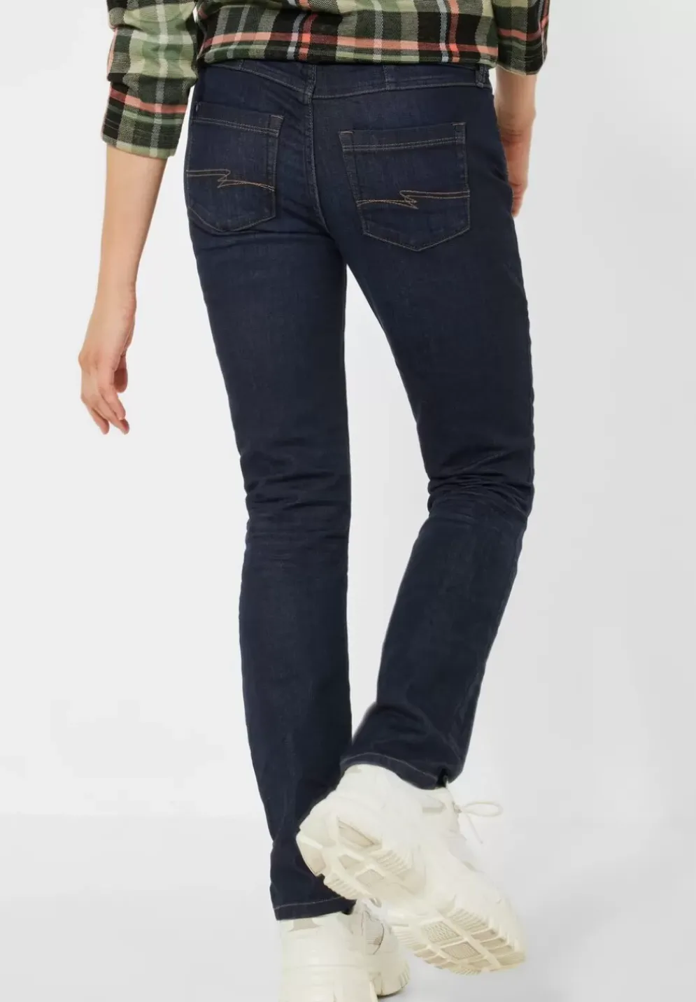 Washed Casual Fit Denim