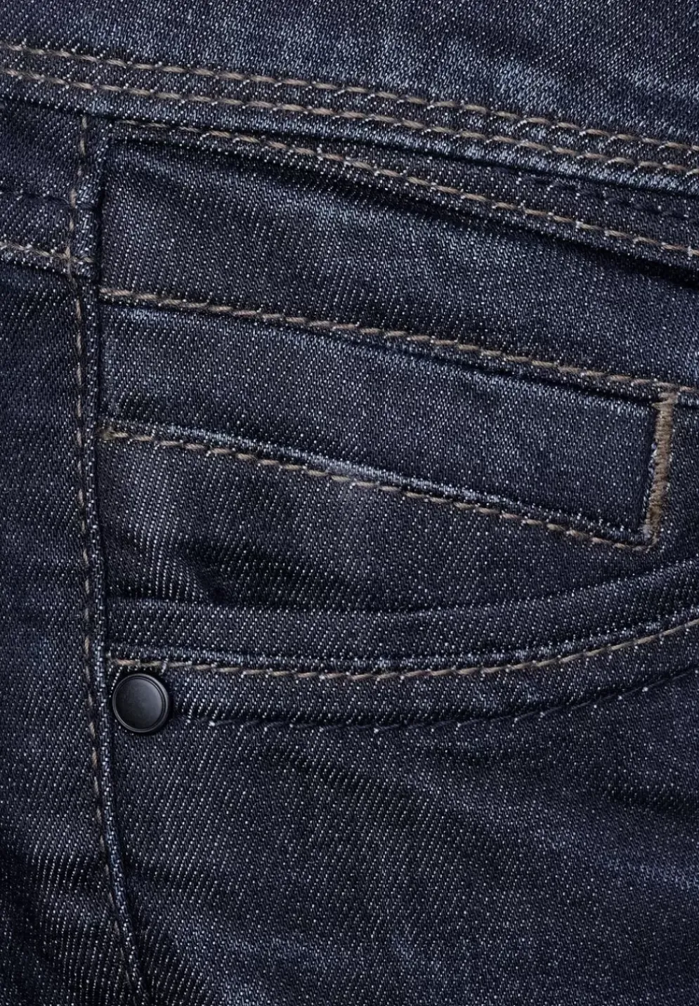 Washed Casual Fit Denim