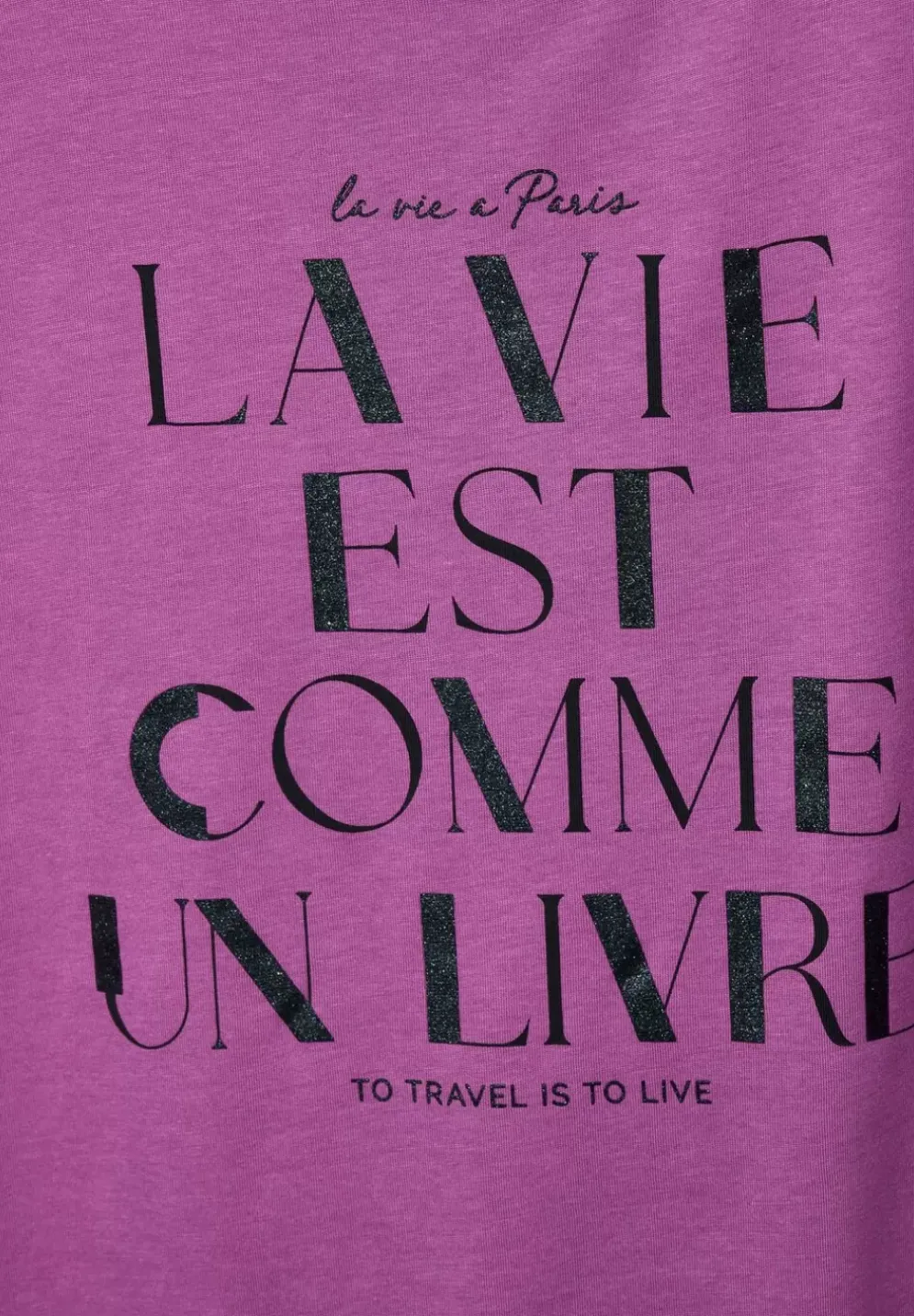 Wording Partprint Shirt