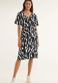 Wrap Zebraprint Kleid