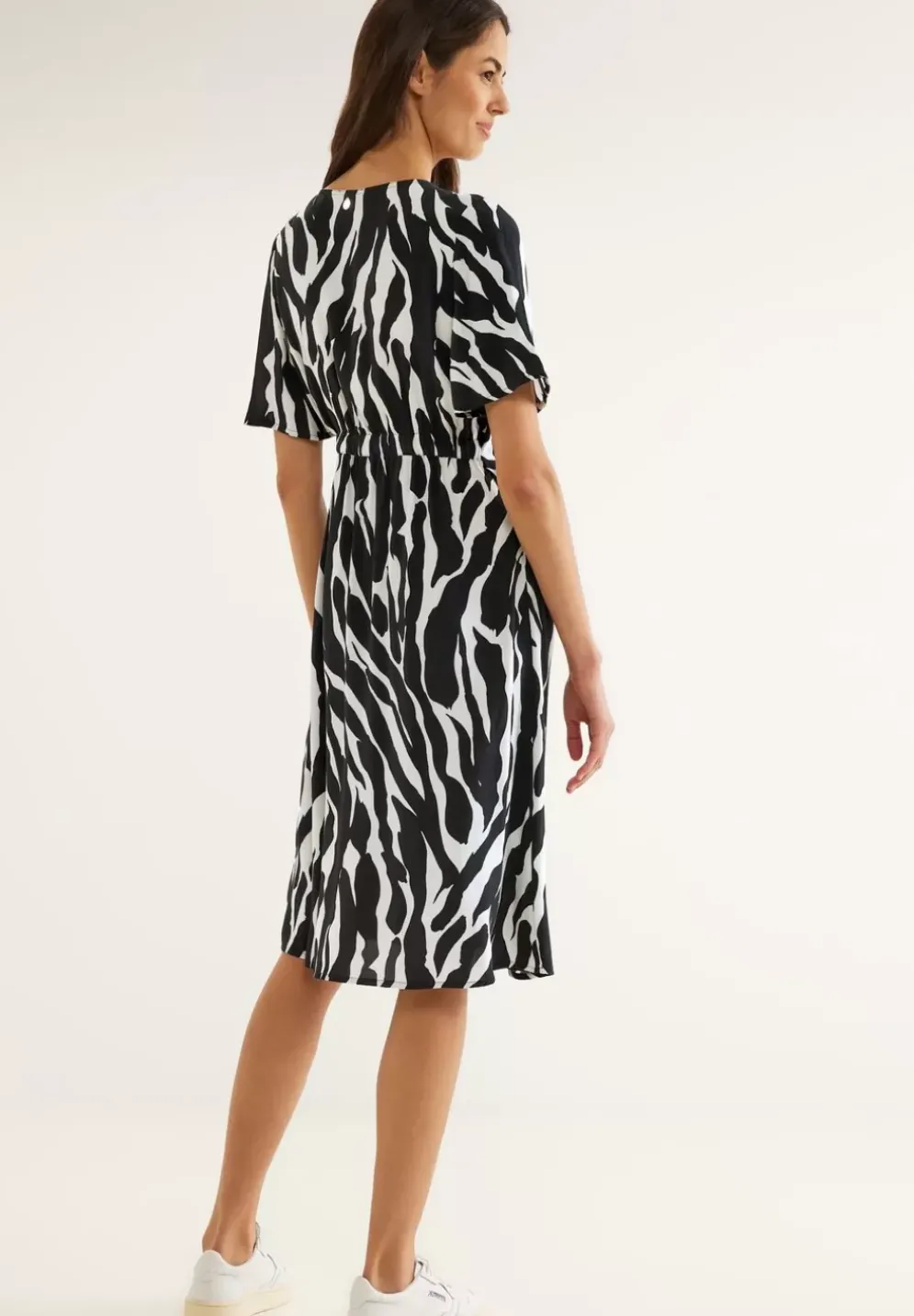 Wrap Zebraprint Kleid