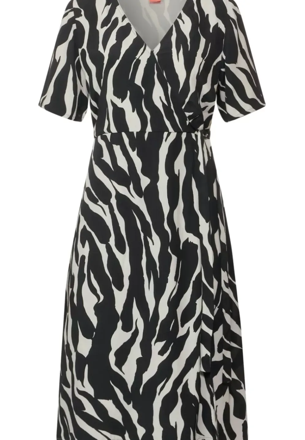 Wrap Zebraprint Kleid