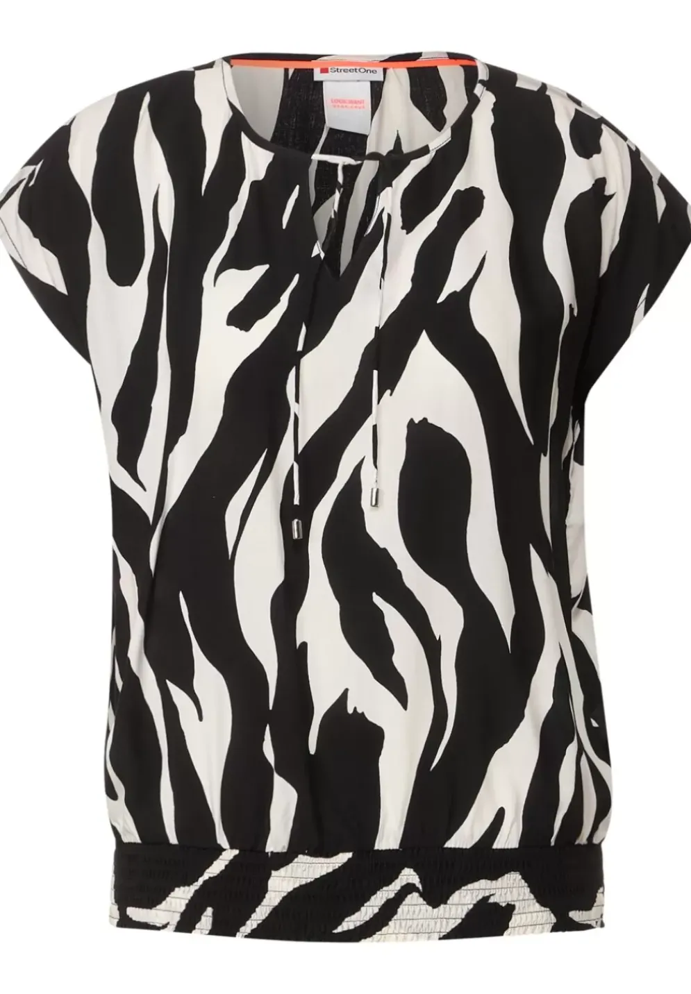 Zebraprint Blusenshirt