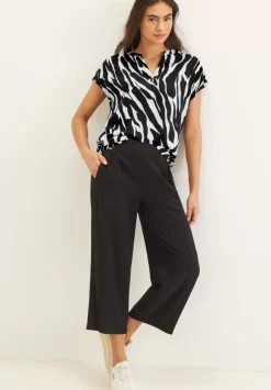 Zebraprint Blusenshirt