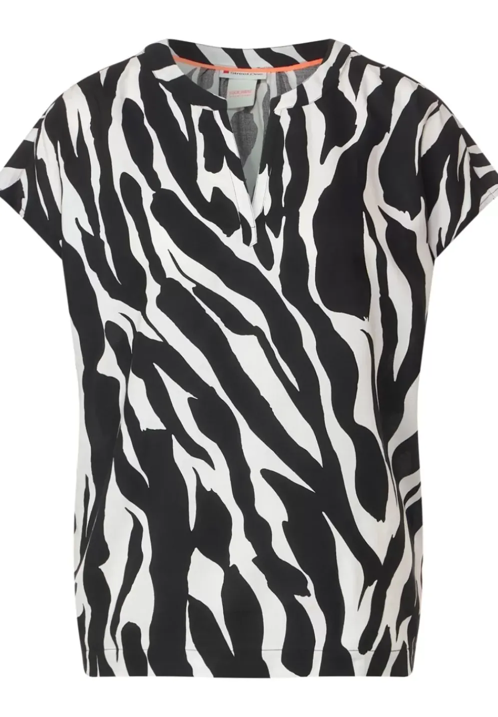 Zebraprint Blusenshirt