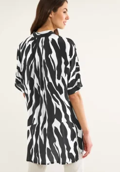 Zebraprint Longbluse