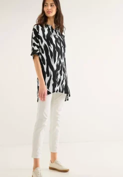 Zebraprint Longbluse