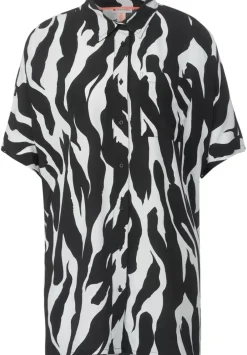 Zebraprint Longbluse